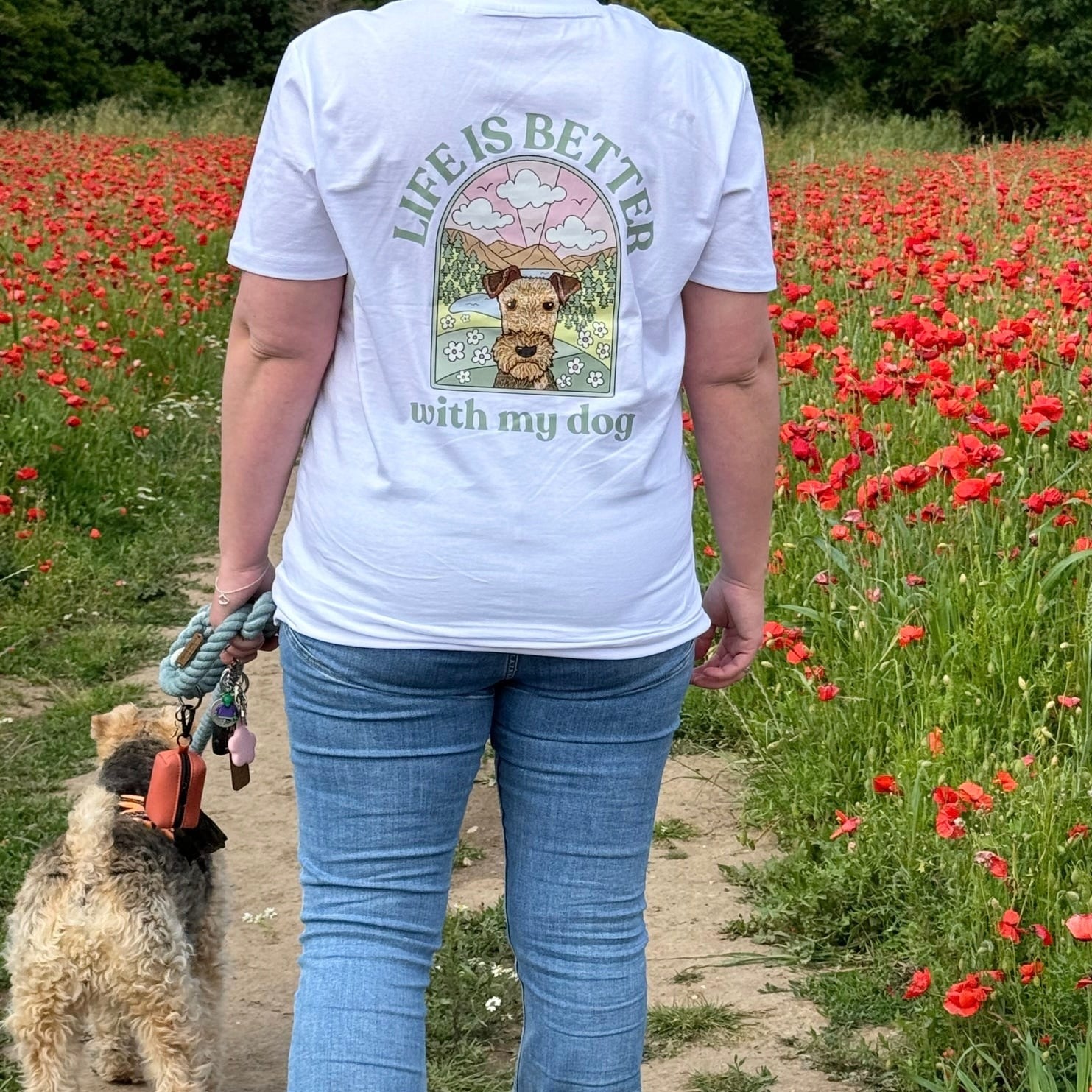 Personalised Life is Better with your dog t-shirt