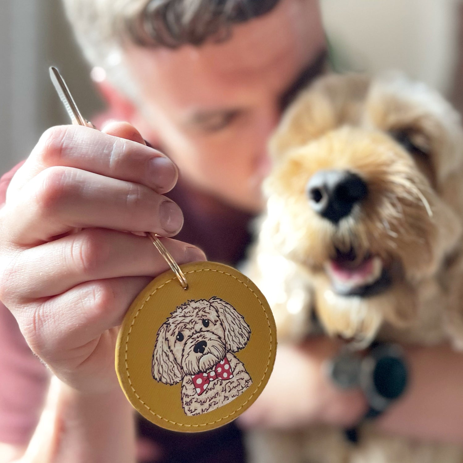 Personalised Key Ring with your Dog on