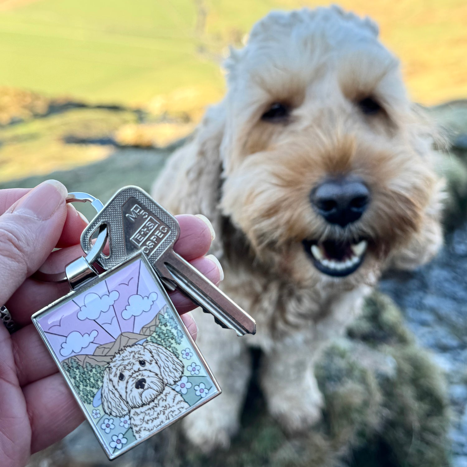 Personalised Life is Better Keyring