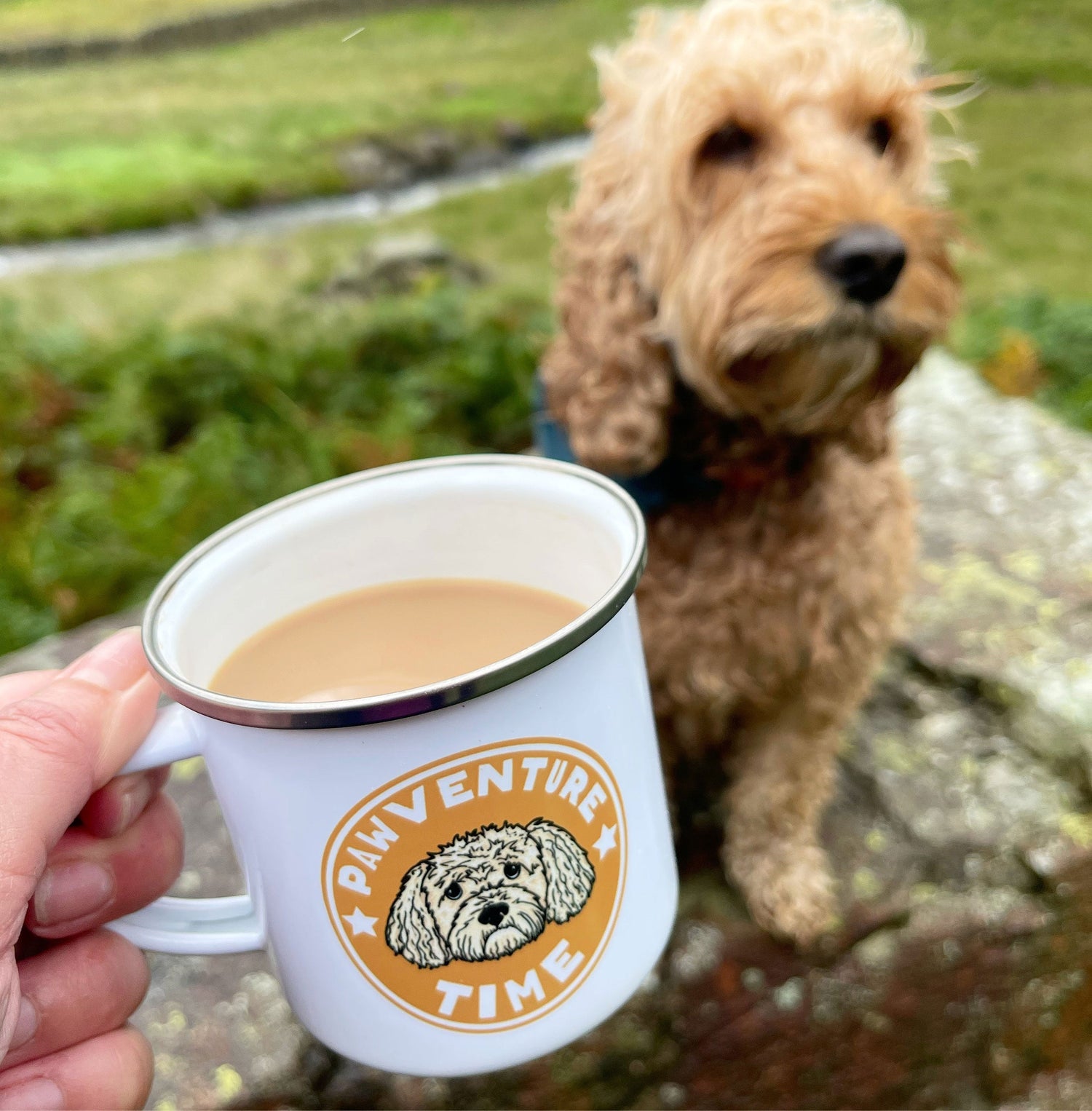 Pawventure Enamel Cup