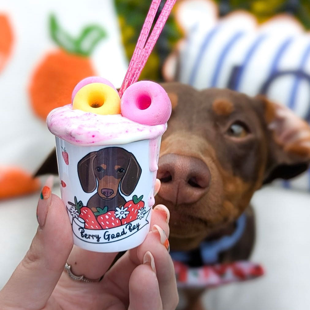 Personalised Berry Good Strawberry Pup Cup