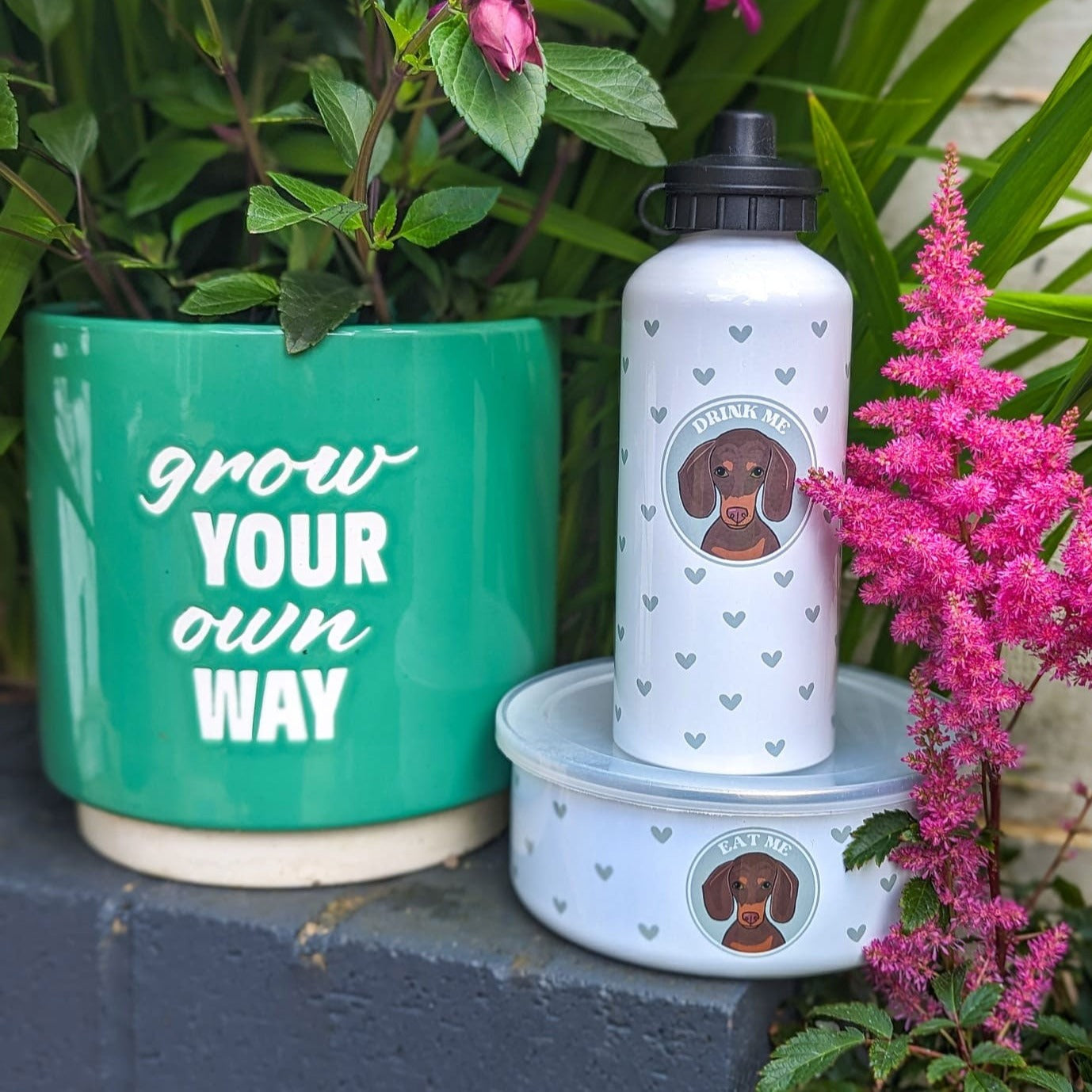 Personalised Wanderland Bowl and Water bottle Bundle