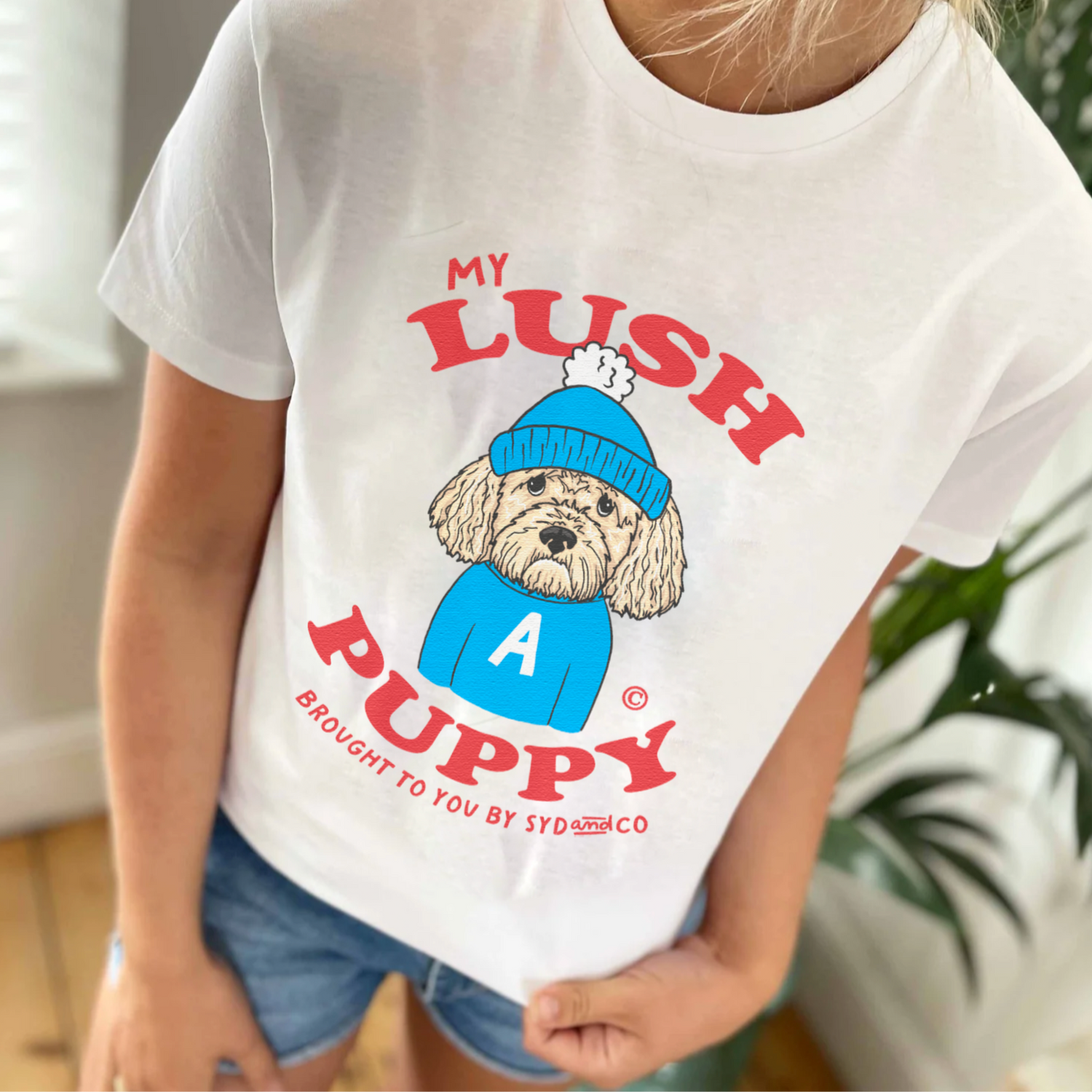 Personalised My Lush Puppy T shirt