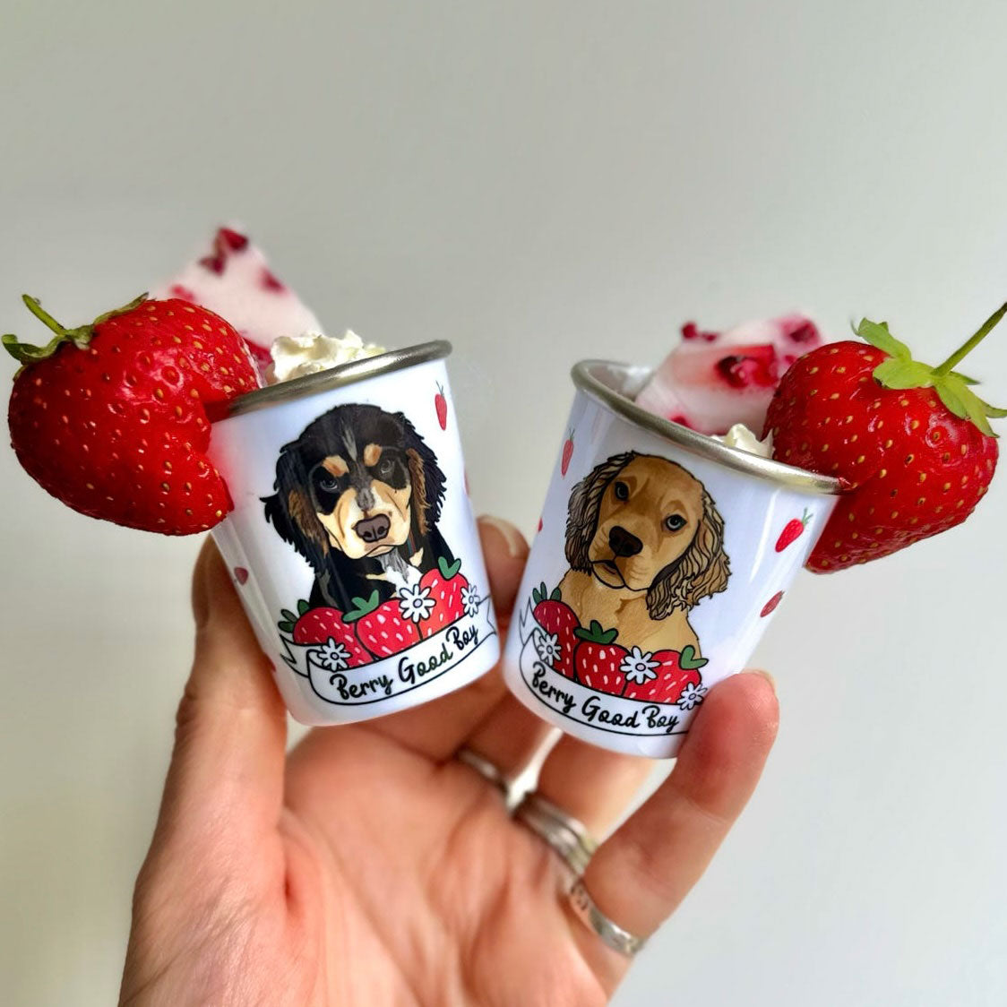 Personalised Berry Good Strawberry Pup Cup