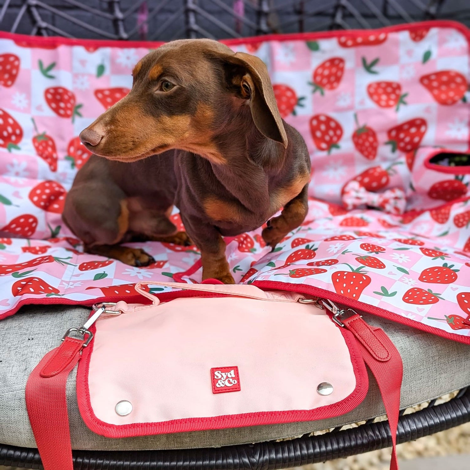 Berry Good Strawberry Travel Mat