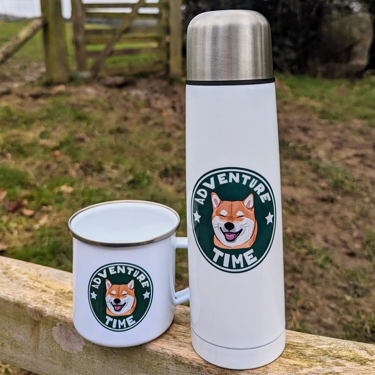 Personalised Flask and Cup Set