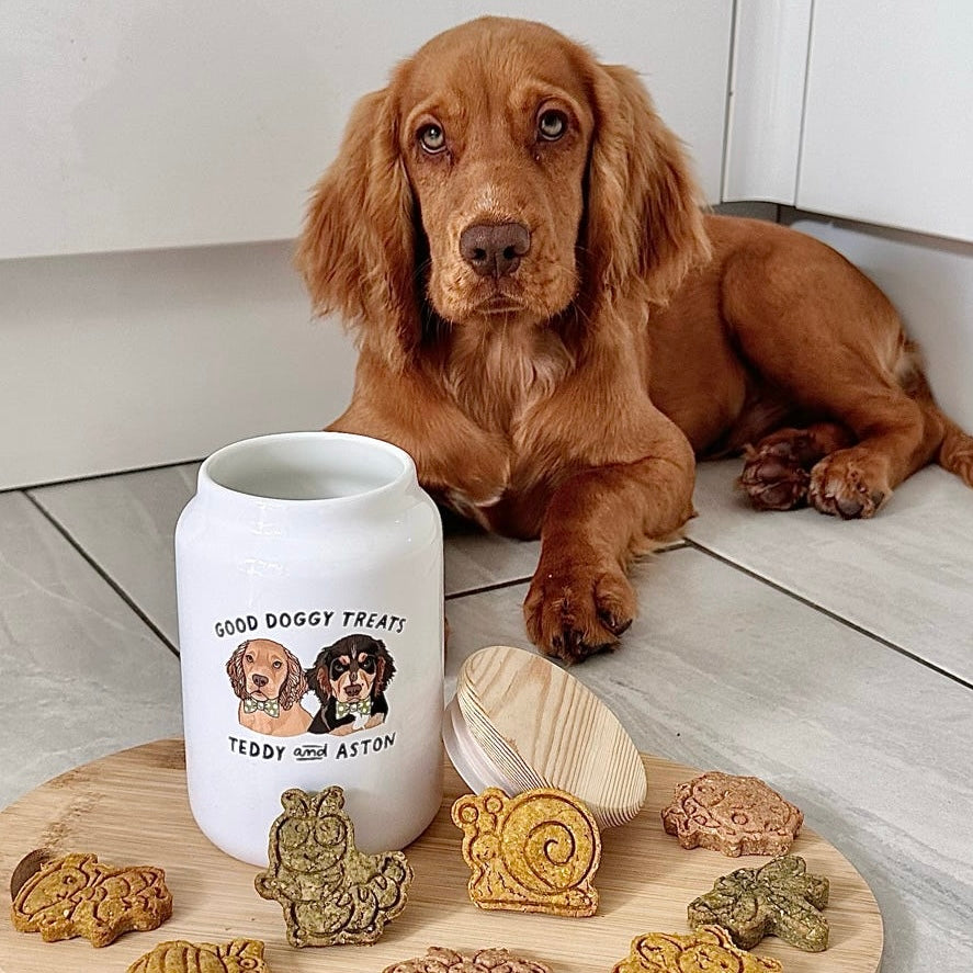 Personalised Good Dog Treat Jar