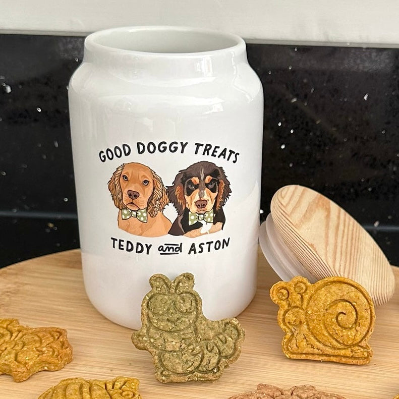 Personalised Good Dog Treat Jar