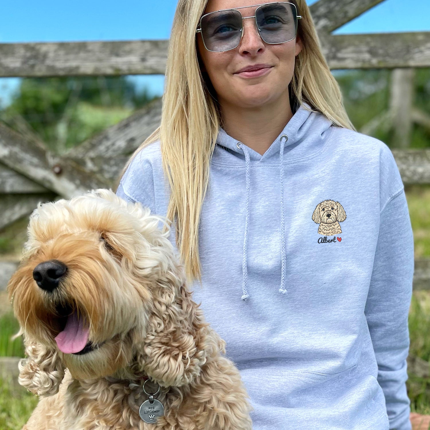 Personalised Dog Motif Hoody