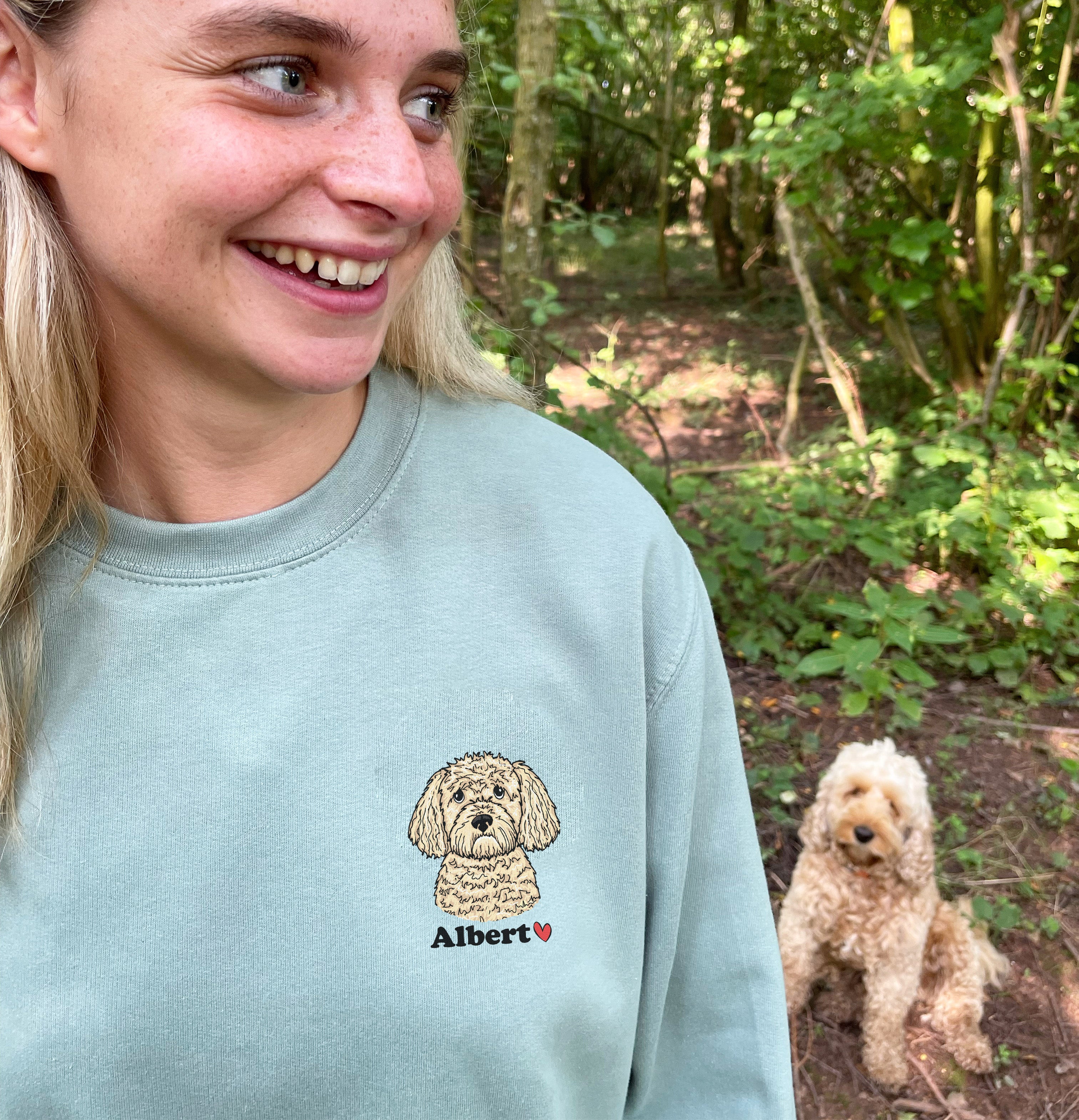 Personalised Dog Motif Sweatshirt