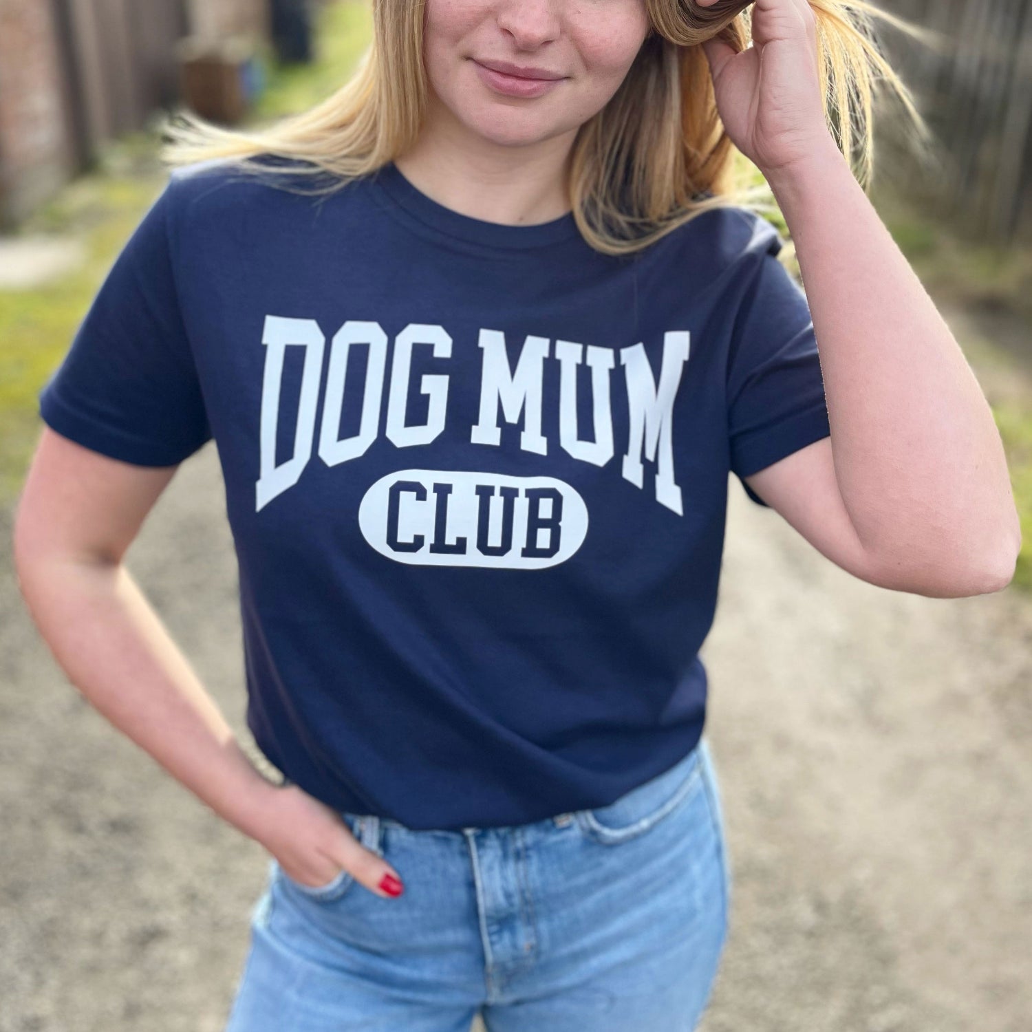 Dog Mum Club Organic T Shirt