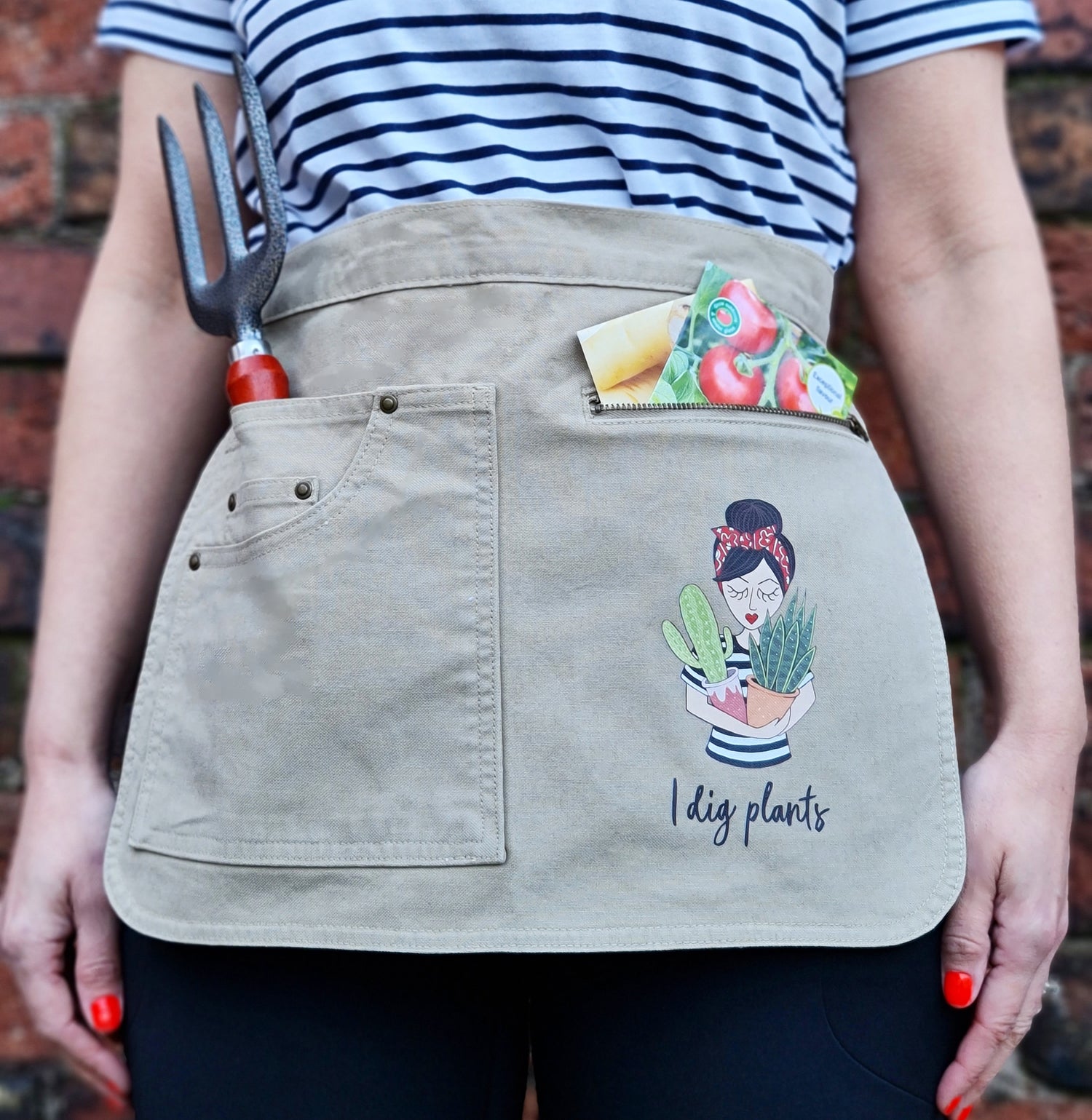 Personalised Plant Lady Gardening Apron